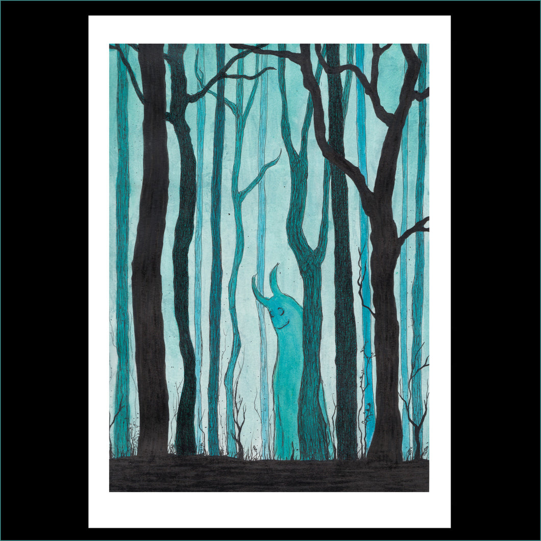 Forest Monster A3 Print